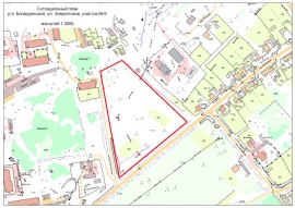 Ситуационный план земельного участка в Ногинске и Ногинском районе Кадастровые работы в Ногинске и Ногинском районе